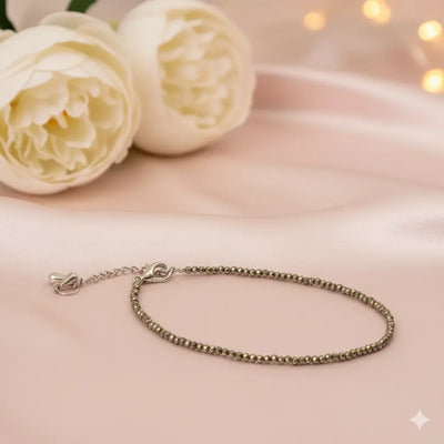 DhanLakshmi Pyrite Anklet